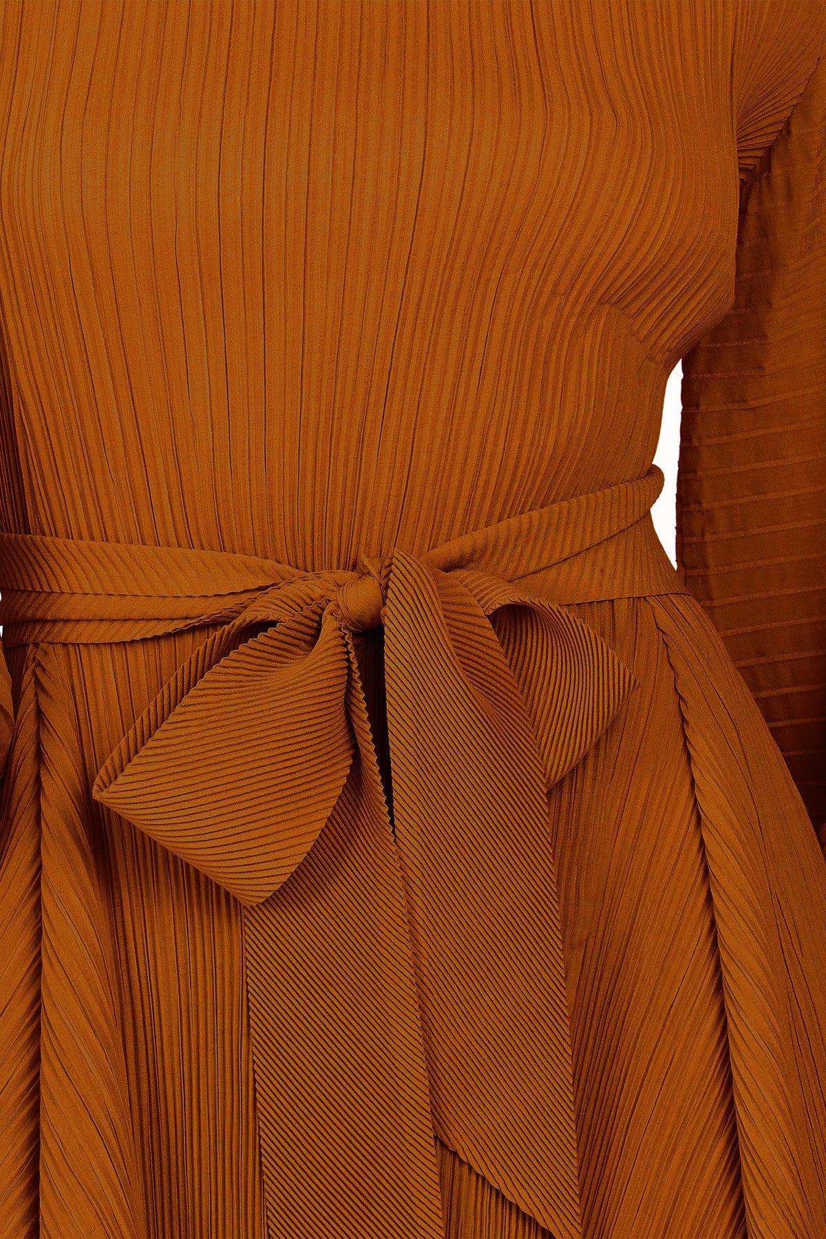 Bowtie Waist Pleated Maxi Dress – VelvetModest Signature Luxe